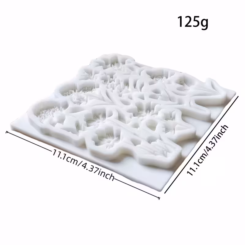Silikoon vorm lilled 11x11 cm - Pilt 2