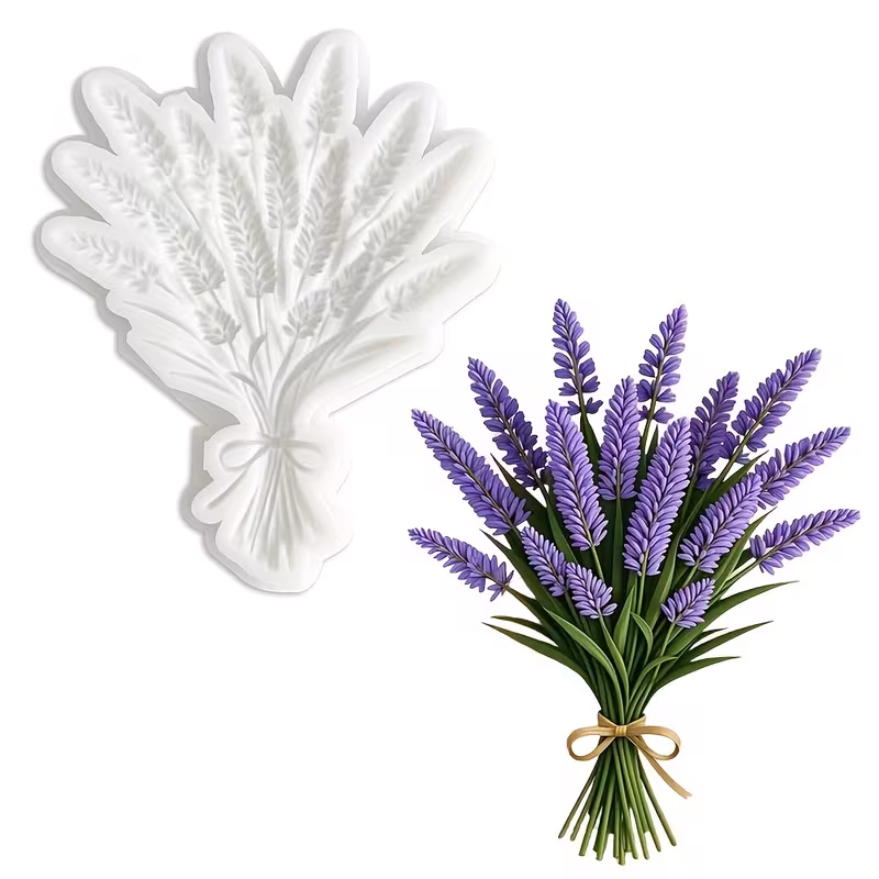 Silikoon vorm lavendel