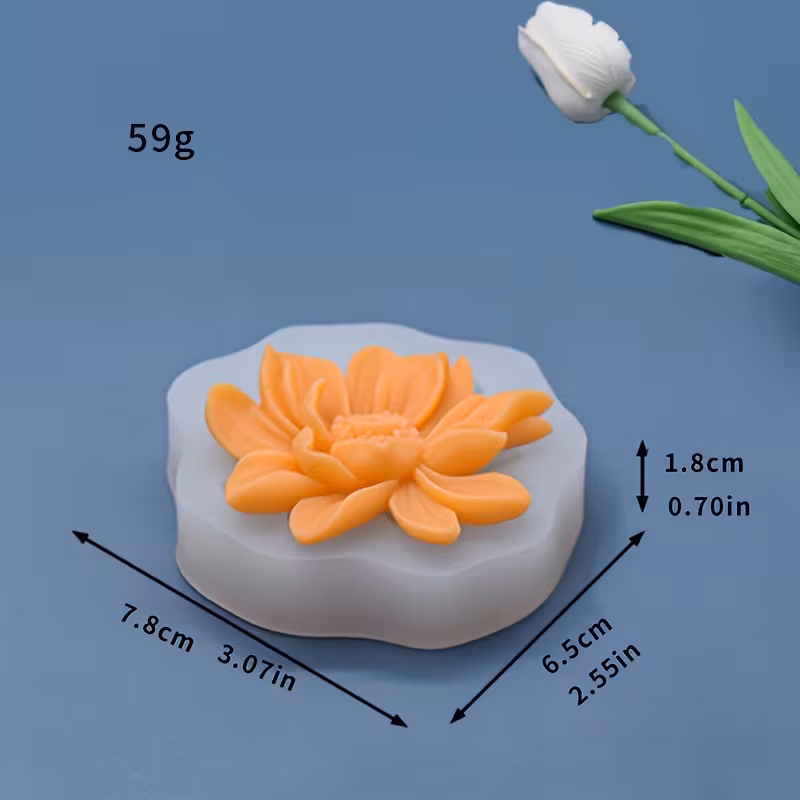 Silikoon vorm nartsiss vorm 7 cm - Pilt 2