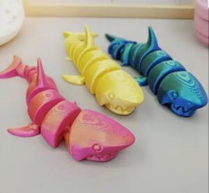 3D prinditud  hai ca 10 cm 1 tk
