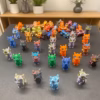 3D prinditud draakonibeebi 3,1 cm 1 tk juhuslik värv