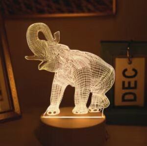 LED lamp 2D elevant