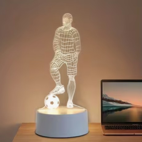 LED lamp 2D jalgpallur