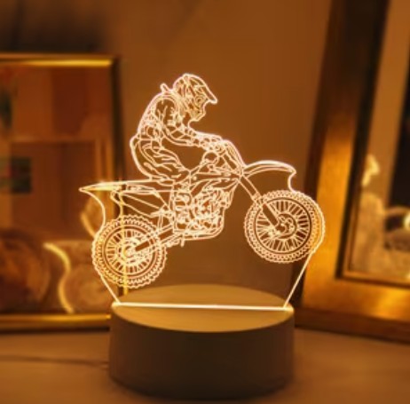 LED lamp 2D krossirattur
