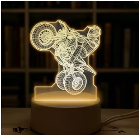 LED lamp 2D mootorrattur