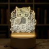 LED lamp 2D öökull