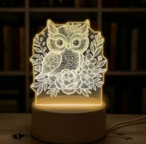 LED lamp 2D öökull