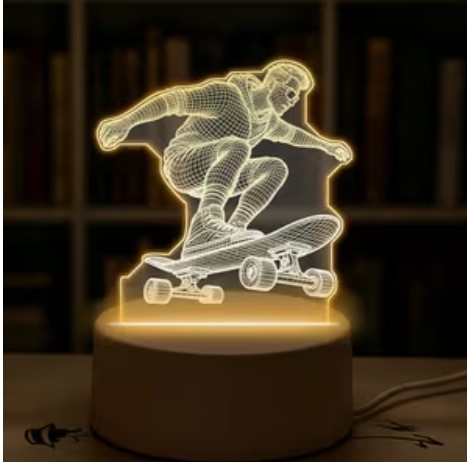 LED lamp 2D rulataja