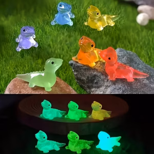 Mini dinosaurus 1,5x2,4 cm 1 tk juhuslik värv, pimeas helendav